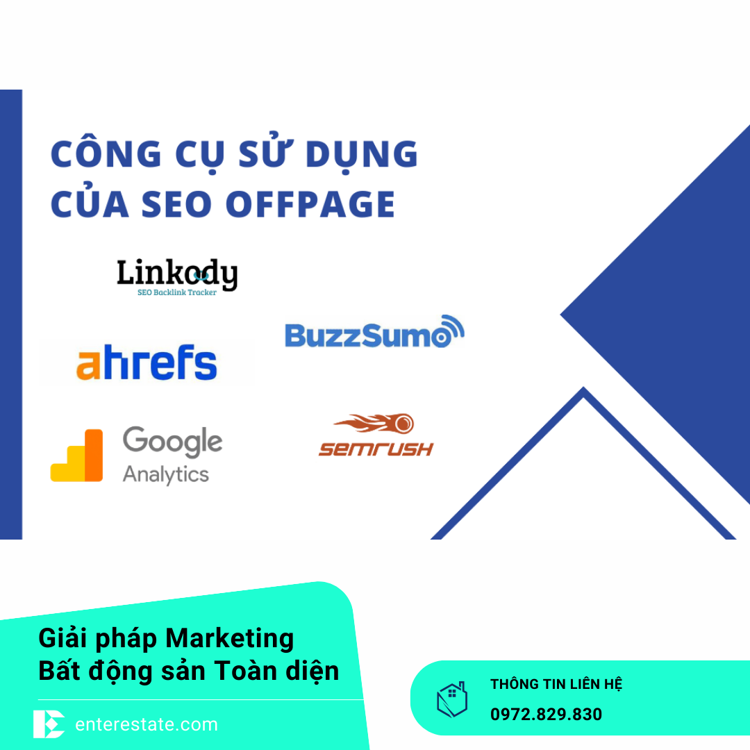 Công cụ SEO bất động sản Offpage SEO Tools