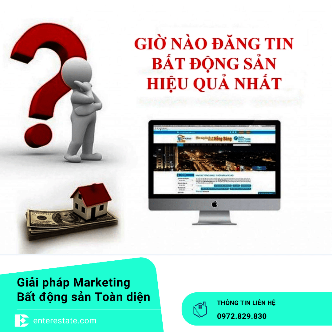 thời điểm vàng đăng tin bất động sản