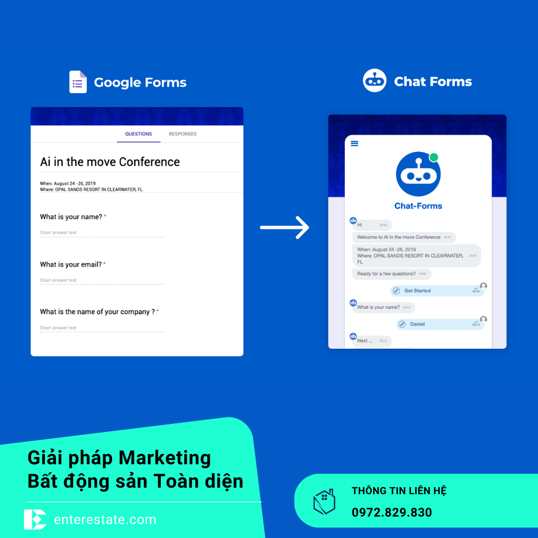 Tích Hợp Chatbot Và Form Lấy Data Khách Hàng Hiệu Quả Trong Website Bất Động Sản