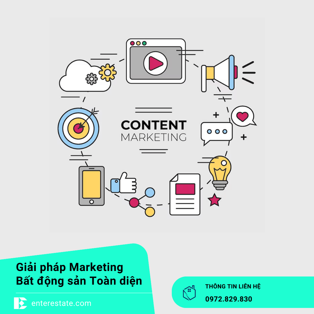 content quảng cáo BĐS