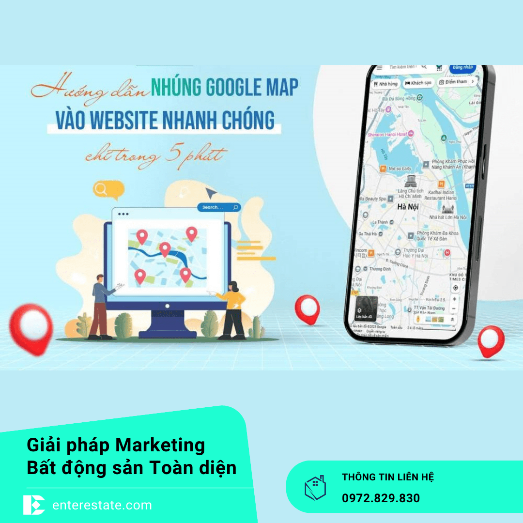 Tích Hợp Google Maps Và Zalo/Hotline Vào Website BĐS