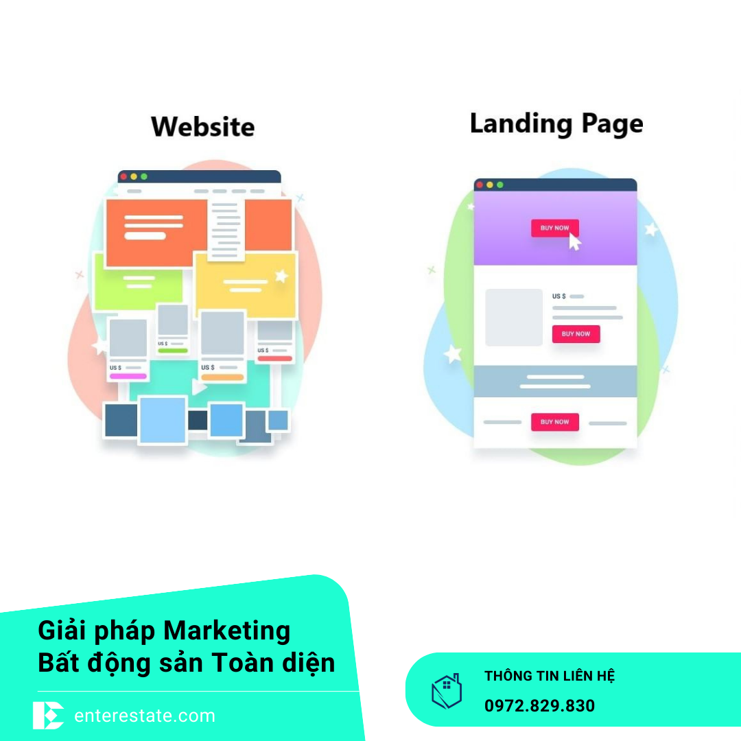 Website Cá Nhân Và Landing Page Dự Án Bất Động Sản