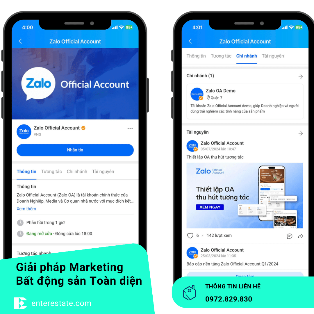 Zalo Ads bất động sản