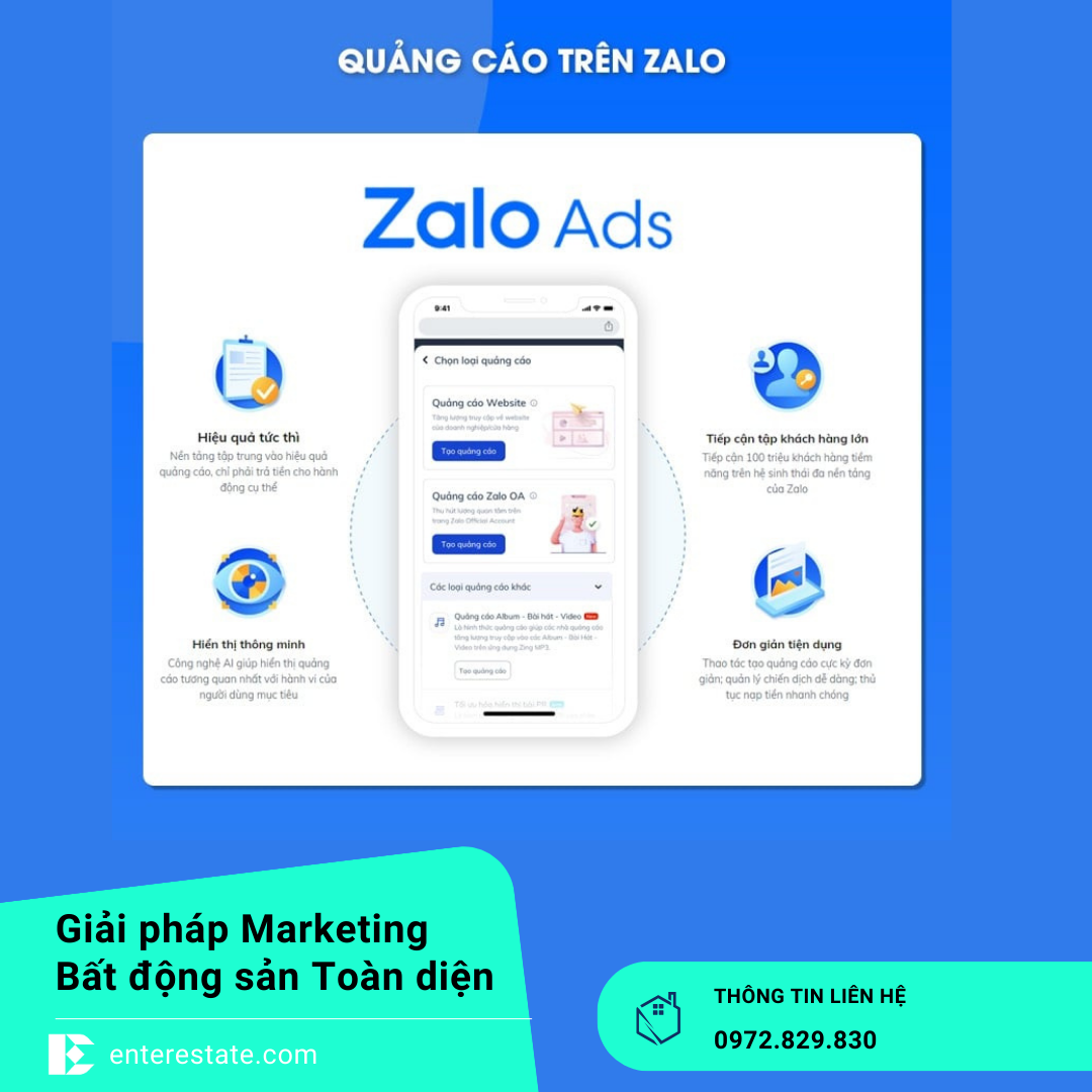 Zalo Ads bất động sản